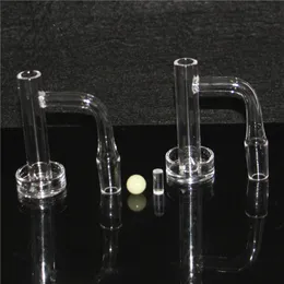 Hookahs Contal Tower Terp Slurper Quartz Banger med Marble Cap Quartz Pillar 10mm 14mm 18mm Beveled Edge Slurpers Nails Set For Bongs Ash Catchers