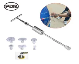 PDR Car Dent Repair Tool Kit 2IN1 6PCS付きスライドハンマーペイントレスオートボディデント除去ツールに使用されるアルミニウム接着剤タブ30668319026412