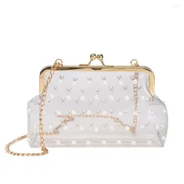 Shoulder Bags For Women Luxury Handbags Designer Fashion Solid Color Handbag Jelly Package Transparent Diagonal Bolso Mujer#L5%