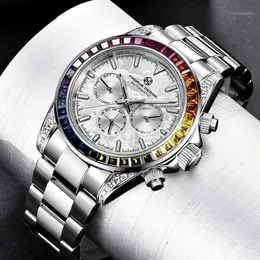 Wristwatches Luxury Men's Mechanical Watches Top Brand 100 Waterproof Stainless Steel Sports Watch Sapphire Glass Business Mens