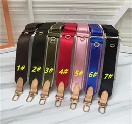 أحزمة الكتف الفاخرة مصممة العلامة التجارية للسيدات حزام الكتف الأزياء Man'Stravel حقيبة Messenger Bag Classic Corder Strap قابلة للتعديل 85 إلى 115 سم