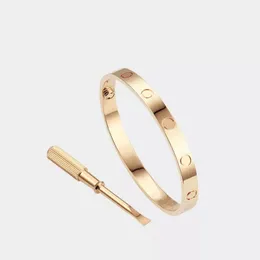 LOVE Bracelets Mens Bangle Designer Bracelet For Women 10 Diamonds Luxury Jewelry Titanium Steel Gold-Plated Never Fade Not Allergic Gold/Silver/Rose 33966