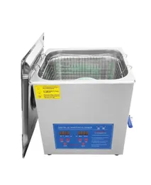 Power Tool Set 10L Ultrasonic Cleaner Digital Professional Heated Cleaning Machine med timer för klockmyntglasögon 300W Värmning2827909