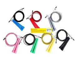 3M Steel Wire Rope High Speed Skipping Skip Adjustable Jump Rope Crossfit Cheapest 100pcslot