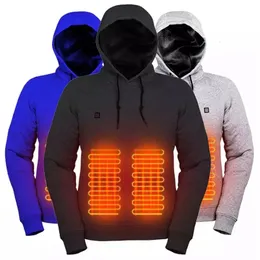 Men s hoodies tröjor 2023 män USB uppvärmning vintage gotisk uppvärmd jacka långärmad gata kläder lösa rockar harajuku 230213