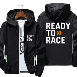 Mens Jackets Ready To Race Enduro Cross Motocross Bitumen Bike Life Pilot Coat Thin Windbreaker Bomber Hooded Jacket Male Sport S7XL 230214