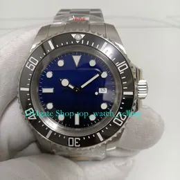 2 estilo 904l relógios automáticos cal.3235 Mechanical Men's Men's 44mm Black Blue Dial Sapphire Glass Wristwatches Bolecendo Cerâmica Data V12 Wristwatches Watch