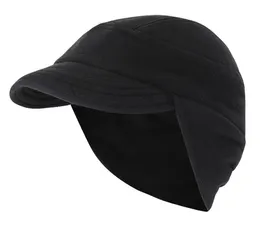 BERETS CONNECTYLE MEN 'VINTER VARM SKULL CAP utomhus vindtät mjuk fleece öronflap beanie dagliga hattar med visir 230214