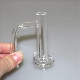 Abgeschrägte Kanten, Rauchquarz-Banger-Nägel mit Glas-Vergaserkappe, Pillenanzug für Glas-Wasserbongs