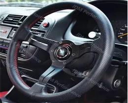 Nardi 14 inch Leather Racing Steering Wheel Drift Sport Steering Wheels7070854