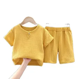 Sets LZH Sommer Trainingsanzug Kinder Kleidung Mädchen PC Anzug Kurzarm Kleinkind Kinder Outfit Y Infant Kleidung Set Für Baby