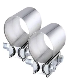 Manifold Parts 2 Pcs BuJoint Exhaust Band Clamp 50mm 57mm 63mm 70mm 76mm 100mm Auto Manifolds8574925