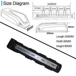 G56 Ebike Battery 36V Hailong 5Pins 48V Lithium Batteria 52V 20A BMS for Electric Bicycle 500W 750W 1000W BBS02 BBS03 BBSHD