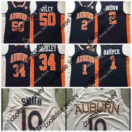 College Basketball Wears College 50 Austin Wiley College Jersey 2 Bryce Brown 34 Charles Barkley Jerseys 1 Jared Harper 10 Jabari Smith Jr.