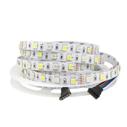 LED -remsor DC 12V 600LEDS RGB 5050 SMD Vattent￤ta RGBW -remsljus i silikonhylsa IP67 f￶r br￶llopsfest semester utomhus LED -belysning