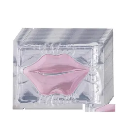 Andra hälsoskönhetsartiklar Guldkollagenläppmask Fuktande Nourishing Pad Gel Moisture Essence Lips Enhancement Care Products 50p Dhjo0