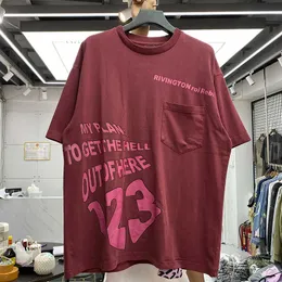 Erkek Tişörtleri RRR123 T-Shirt Erkek Kadınlar 1 1 Yüksek Kalite Abartılı Büyük Baskı T-Shirt Hip Street Dans Retro Nostaljik Tee Y2302