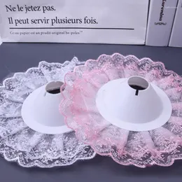 Decorative Flowers SEWS-6Pcs Lace Bouquet Collar DIY Holder Wedding Bridal Decoration