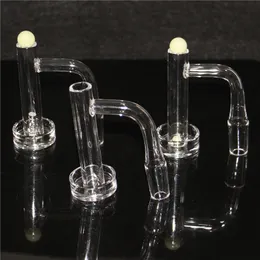 Hookahs Fully Weld Quartz Blender Banger Contral Tower Quartz Nail 14mm Male Thick Bottom Pillar Ball Carb Cap Domeless Quartz Terp Slurper Bangers