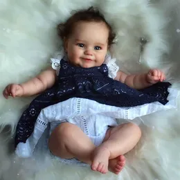 20inch Bebe Reborn Bebek Gerçekçi Yenidoğan Kumaş Vücut Boyasız Bitmemiş Bebek Parçaları Diy Boş Bebek Kiti Oyuncaklar Çocuklar İçin Hediyeler Q309N