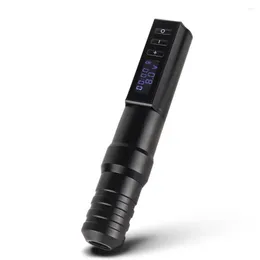 문신 기계 야망 무선 펜 1650mAh 리튬 배터리 전원 공급 장치 LED 바디 아트를위한 디지털