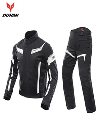 Duhan Men Men Motorcycle Jacket Brants Brants Brants Brant Racing Moto Combinations езда набор одежды D0645803766062383