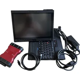 Диагностический инструмент VCM2 для сканера VCM2 IDS V129, сканер obd2 vcm 2 с SSD в подержанном ноутбуке X220T, 4 ГБ ОЗУ, сенсорный экран