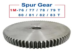 1 Piece spur Gear 1M7677787980818283T rough Hole 810mm wheel 45carbon steel Material motor gear Total Height 10mm9362152