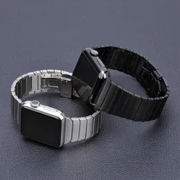 Voor Apple Watch Bands Metalen Bandjes Roestvrij Staal Fit Link Armband Iwtach Serie 38 40 41 Mm 42 44 45 49mm266V