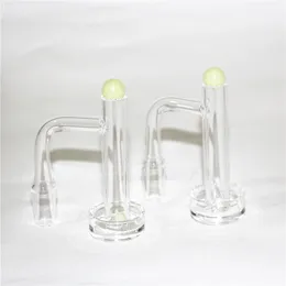 кальяны Terp Slurper Quartz Banger со стеклянными шариками Вставка вращающегося аксессуара 25 мм масляной миски со стеклянной карбюратовой крышкой 10 мм 14 мм самца 90 45 градусов