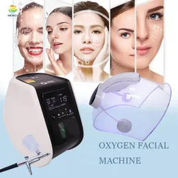 Oxygen spray Gun Facial Machine O2toderm Facial Moisturized Oxygen Therapy Mask Dome With LED Light Skin Rejuvenation Whitening