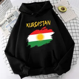 Męskie bluzy bluzy Kurdystanu Bluzy Mężczyźni wydrukowane męskie ubrania Ulzzang Y2K Estetyka 230214