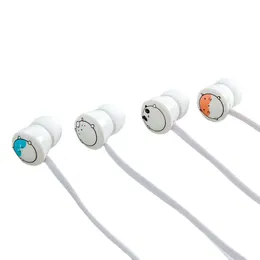 running earphones Cartoon cute in-ear headset 3.5 voice phone universal earplug subwoofer wired headset with microphone