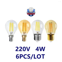 Retro Edison Light Bulb E27 220V 4W G45 Filament Flugent Ampoule Lamp Vintage Lamp