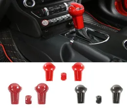 ABS Car Gear Knob pokrywka głowicy pełna skorupa dla Forda Mustang 15 Wewnętrzne akcesoria17570726956244