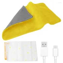Teppiche Elektrische Heizkissen Tragbare Wärmeeinstellungen Matte für Rücken Niederdruck Konstante Temperatur Handfüße USB Einschalten mit einem