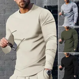 Erkekler sıradan gömlekler erkekler sonbahar üstü uzun kollu mürettebat boynu düz renk kazık kavisli etek etek sıcak yumuşak anti-dilleme tişört