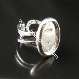 Beadsnice Ring Base -instelling Perfect voor cabochons Ring Basis Spaties verstelbare maat voor kostuum sieraden ID 7351256D