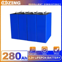 Совершенно новый 3,2V LifePO4 280AH Батарея 4-32PCS Перезаряжаемые батареи 280AH LIFEPO4 Пакет для RV Boat Solar System EU US Duty Free