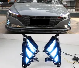 1Set Auto LED DRL Daytime Running Light Fog Lampe Blinker Lichtmontage für Hyundai Elantra 2020 2021 20227621963