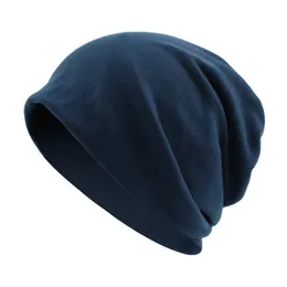 Berets Frühling Herbst Männer Baumwolle Beanie Frauen Mode Weiche Bonnet Cap Outdoor Hut Schal Zubehör Für 230214