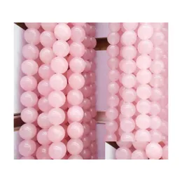 Jade 8Mm 5Aquality 4 10 Mm Round Beads Loose Natural Stone Drop Delivery Jewelry Dhgarden Dhfdt