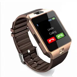 Original Dz09 Smart Watch Bluetooth Dispositivos vestíveis Smartwatch para iPhone Android Phone Watch com o relógio da câmera SIM TF Slot Smart349T224U