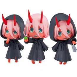 Anime Manga DARLING in the FRANXX Figur Spielzeug Zero Two 02 Kindheit PVC Q Ver Actionfiguren Modell Niedliche Spielzeugpuppen 10CM Ornament 230213