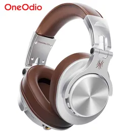 Headsets Oneodio A70 Fusion Wired Wireless Bluetooth 52 Headphones For Phone With Mic Over Ear Studio DJ Headphone Recording Headset J230214