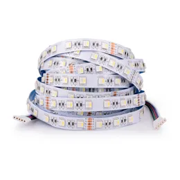 LED Şeritler 5050 SMD 5M 600LEDS RGB Esnek LED şerit halat bant lambaları 120LEDS/M Tüp Su geçirmez Işık 12V Düğün Partisi Tatil Açık Işıklama ŞİMDİ CRESTECH