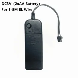 Segno DC 3V AA Batteria 5V USB 12V Adattatore di Alimentazione Driver Controller Inverter Per 1-5M El Wire Atmosfera Decor Flessibile Neon D2.5