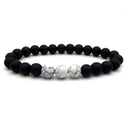 Perlen 8mm Neue Mode Natürliche Holzstein Wurzelchakra Jewery Hip Hop Perlenarmband Buddha Wort Schmuck Für Männer Frauen Geschenk Dhgarden Dhpuh