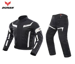 Duhan Men Men Motorcycle Jacket Bants Brants Brantsablect Racing Jacket Moto Combination