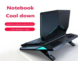 Laptop Cooling Pads IETS GAMING COOLER 2 FANS 3 SPEED JUSTABEL för 1415 tums anteckningsbok Stand Pad7694616